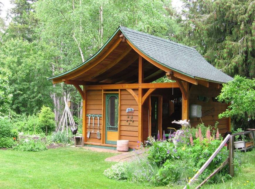 7 идей, как обустроить сарай на даче (фото внутри)