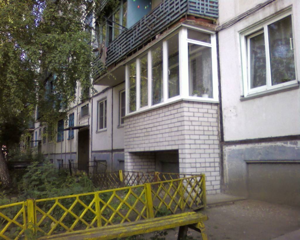 Дизайн открытого балкона