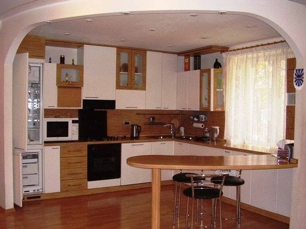 Дизайн кухни с барной стойкой: 60 современных фото в интерьере