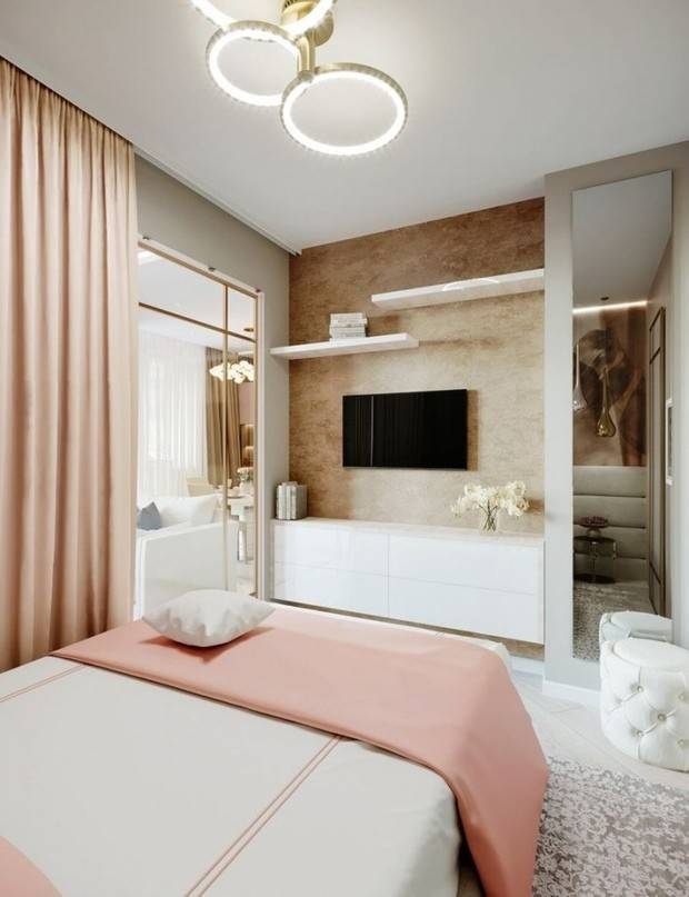 Прямоугольная спальня - 140 фото лучших новинок дизайна и планировки