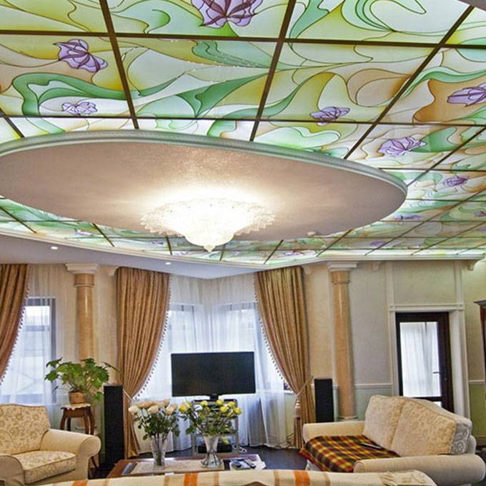 Витражные потолки своими руками